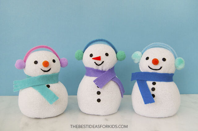 Sock Snowman Decorations