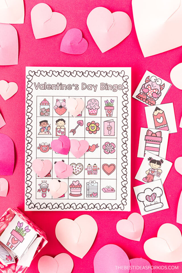 Valentine Bingo Printable Cards