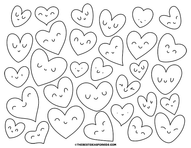 Heart Coloring Pages (Free Printables) - The Best Ideas for Kids