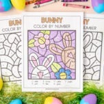 Bunny Color by Number