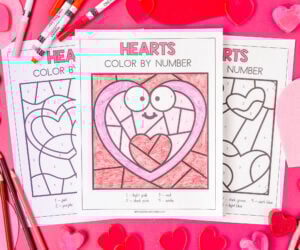 Color by Number Heart