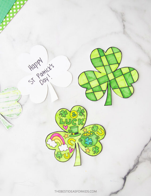 Free Printable Shamrock Card