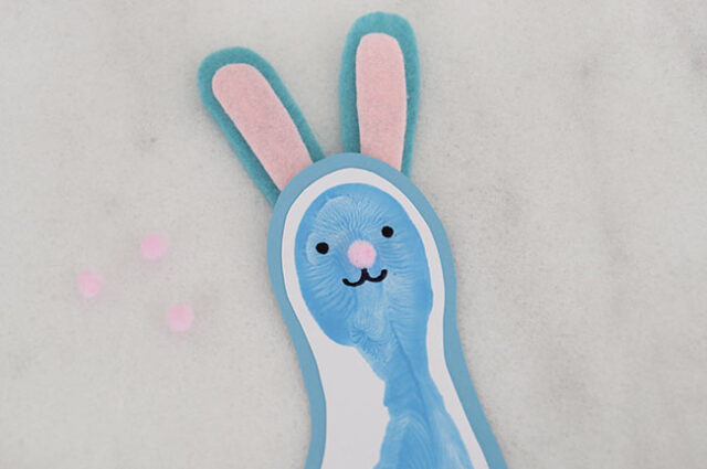 Making bunny face