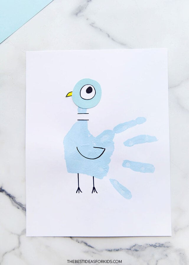 Mo Willems Handprint Pigeon