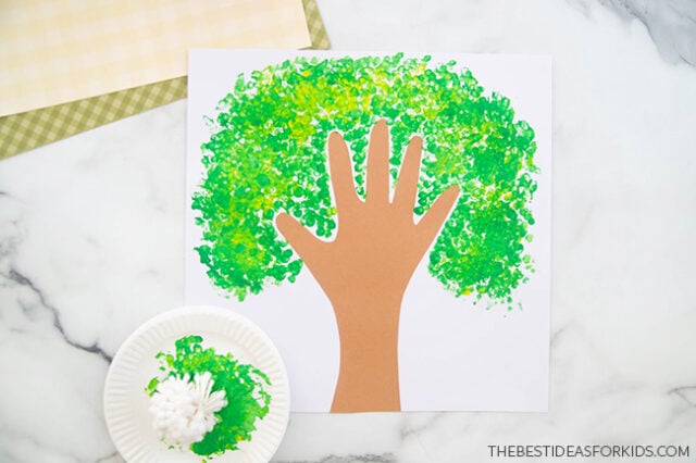 Painted Handprint Tree