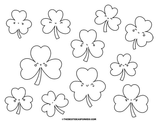 Shamrock Coloring Page