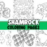 shamrock coloring pages cover
