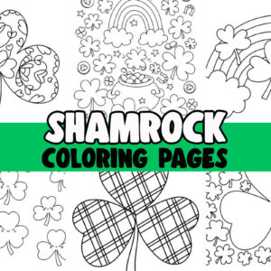 shamrock coloring pages cover