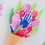Handprint Bouquet for Mother's Day cover
