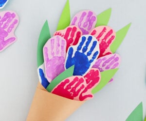 Handprint Bouquet for Mother's Day cover
