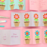 Mother's Day Fingerprint Flower Card cover