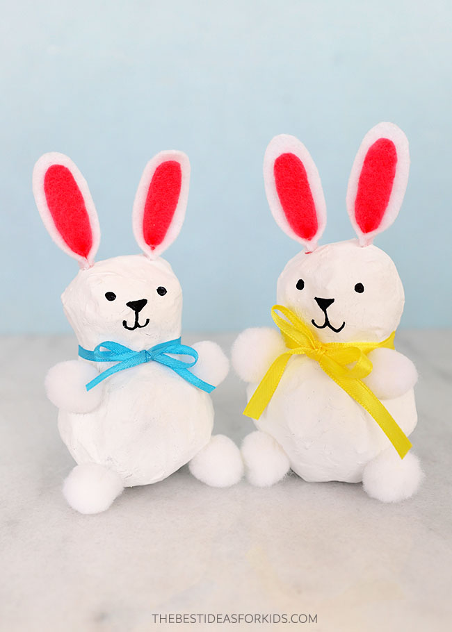 Paper Machay Rabbit Paper Mache Bunny - The Best Ideas for Kids