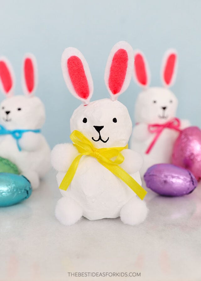Paper Mache Easter Bunny Craft