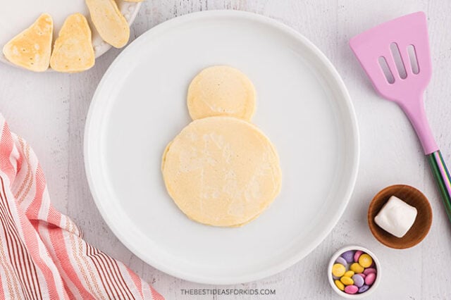 bunny body and head pancake