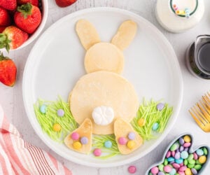 bunny pancake cover