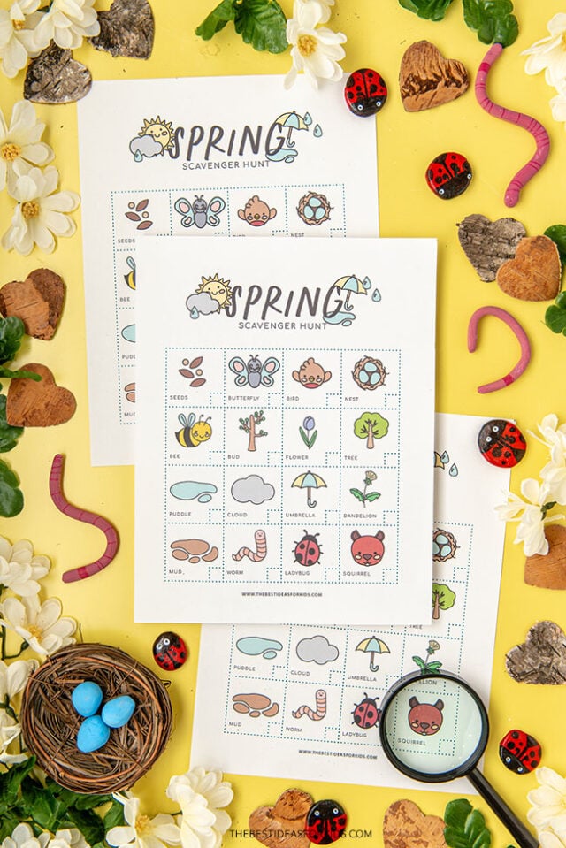 free spring scavenger hunt
