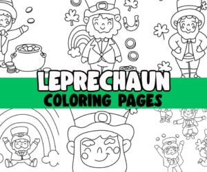 leprechaun coloring pages cover