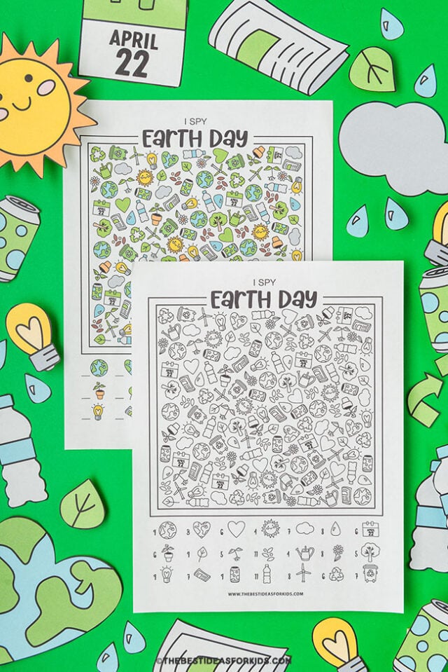 printable i spy earth day