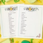 spring word scramble cover
