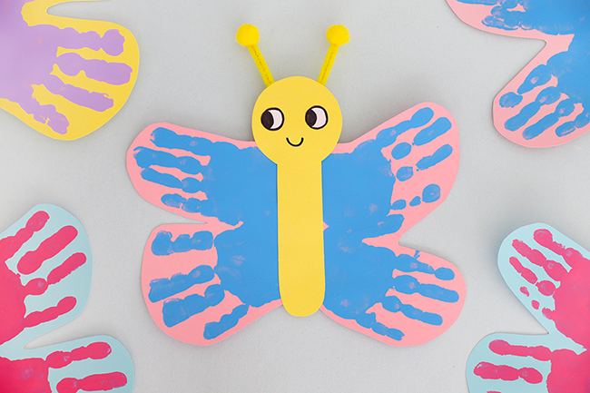 Handprint Butterfly The Best Ideas For Kids Butterfly Handprint Craft For Mothers Day