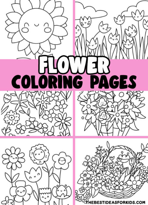 Flower Coloring Pages (Free Printables) - The Best Ideas for Kids