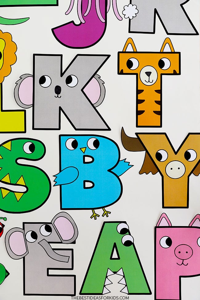 Letter Crafts (Free Printables) - The Best Ideas for Kids