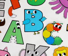 Animal Alphabet Printables cover