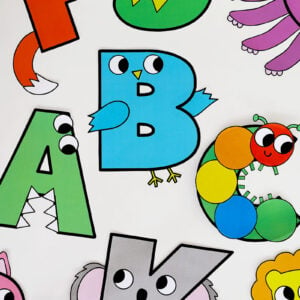 Animal Alphabet Printables cover