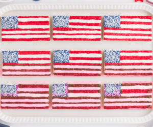 Fourth of July Flag Wafers cover