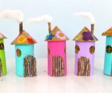 Toilet Paper Roll Fairy House