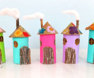 Toilet Paper Roll Fairy House