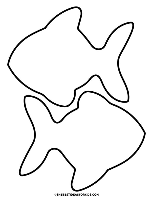 fish template 2 per page