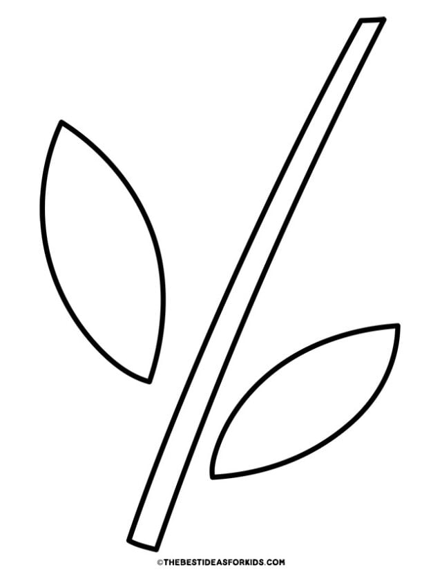 sunflower stem template