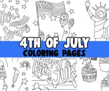 4th of July Coloring Pages