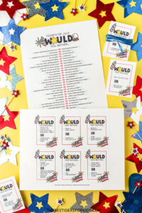 4th of July Would You Rather - The Best Ideas for Kids
