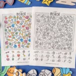Beach I Spy Printable