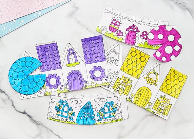 Cut out houses