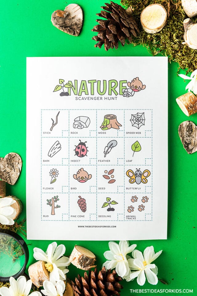 Free Printable Nature Scavenger Hunt