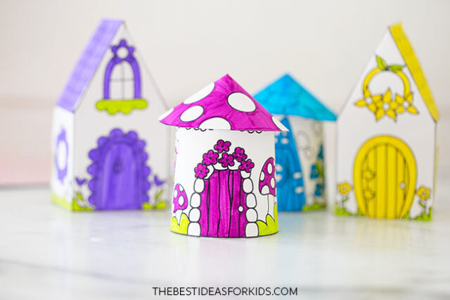 How to Make Paper Fairy Houses