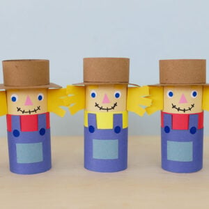 Paper Roll Scarecrow cover