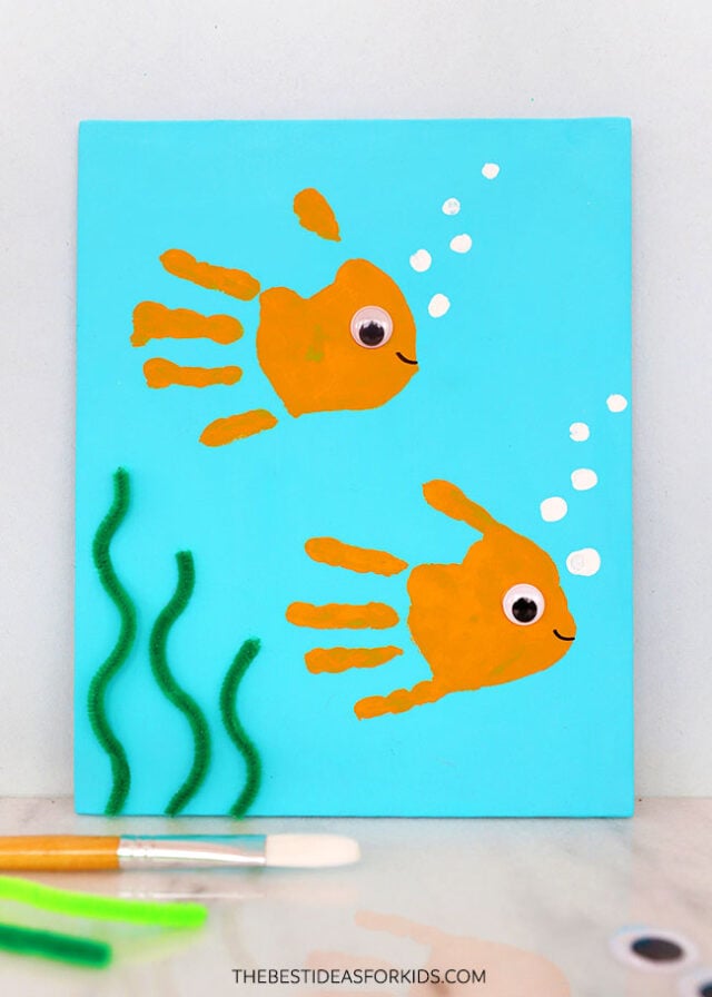 Preschool Handprint Fish