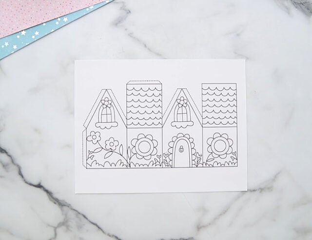 Printable Fairy House Template
