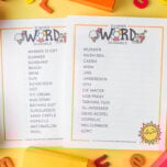 Summer Word Scramble
