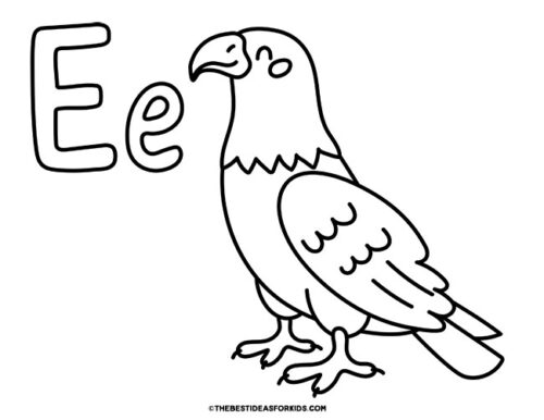 Letter E Coloring Pages (Free Printables) - The Best Ideas for Kids