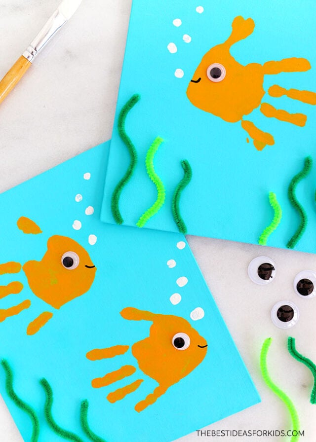 hand print fish