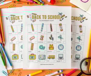 Back to School Scavenger Hunt