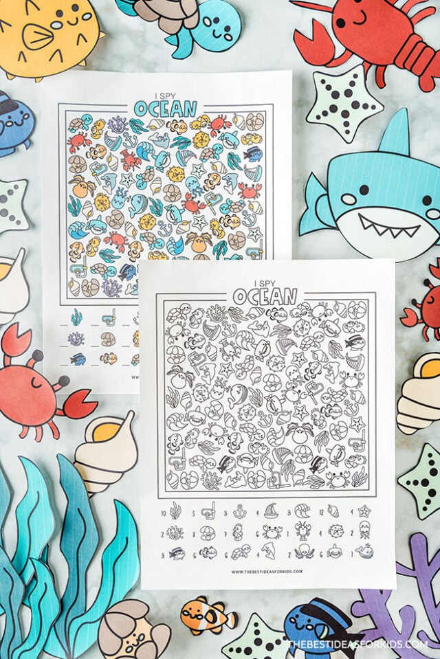 I Spy Ocean Printable