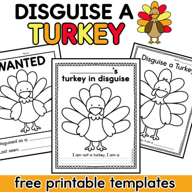 Disguise a Turkey Free Template