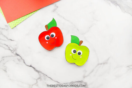 Paper Apple Craft - The Best Ideas for Kids