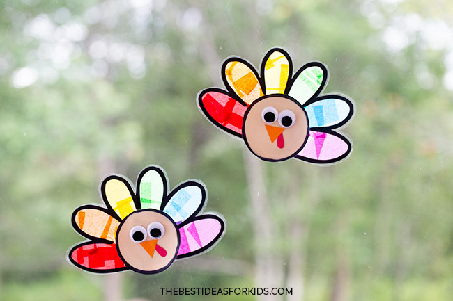 Turkey Suncatcher - The Best Ideas for Kids
